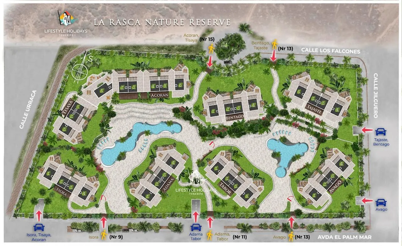 Σπίτι διακοπών Jardines - Tisaya 12 Pool View 1B Βίλα Palm-mar